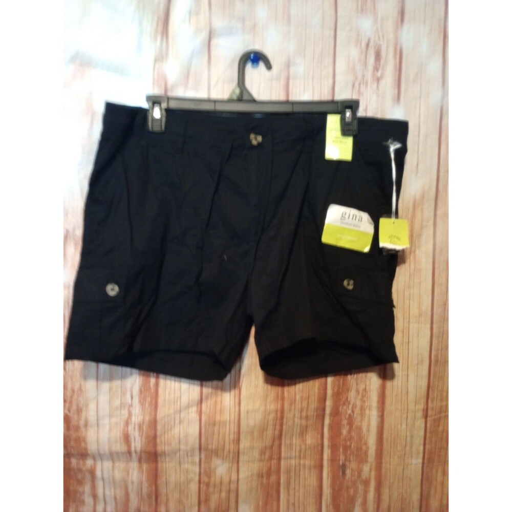 Juniper &Lime Black Women’s Cargo Shorts Plus Size 2X New
